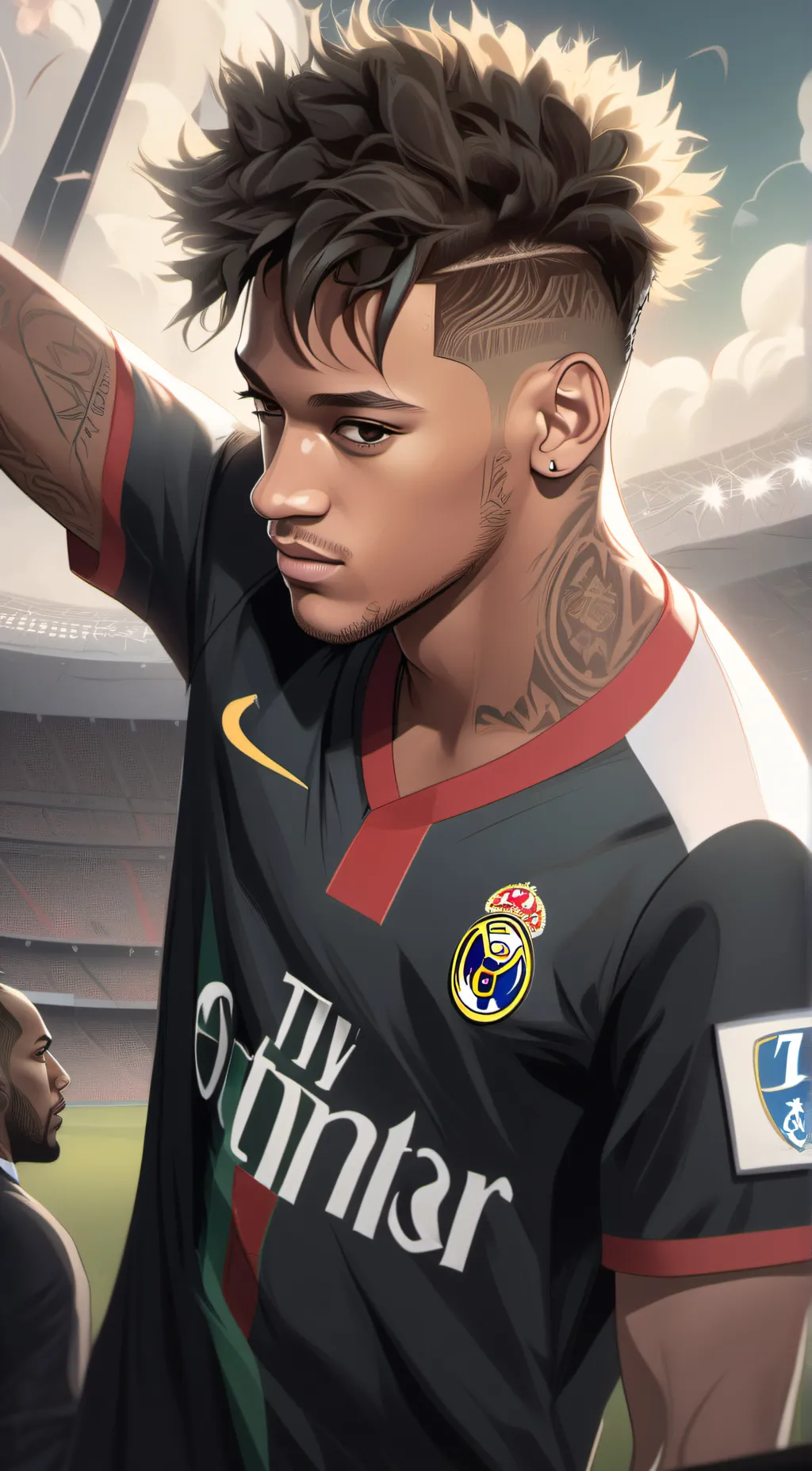 ai character: Neymar jr. background