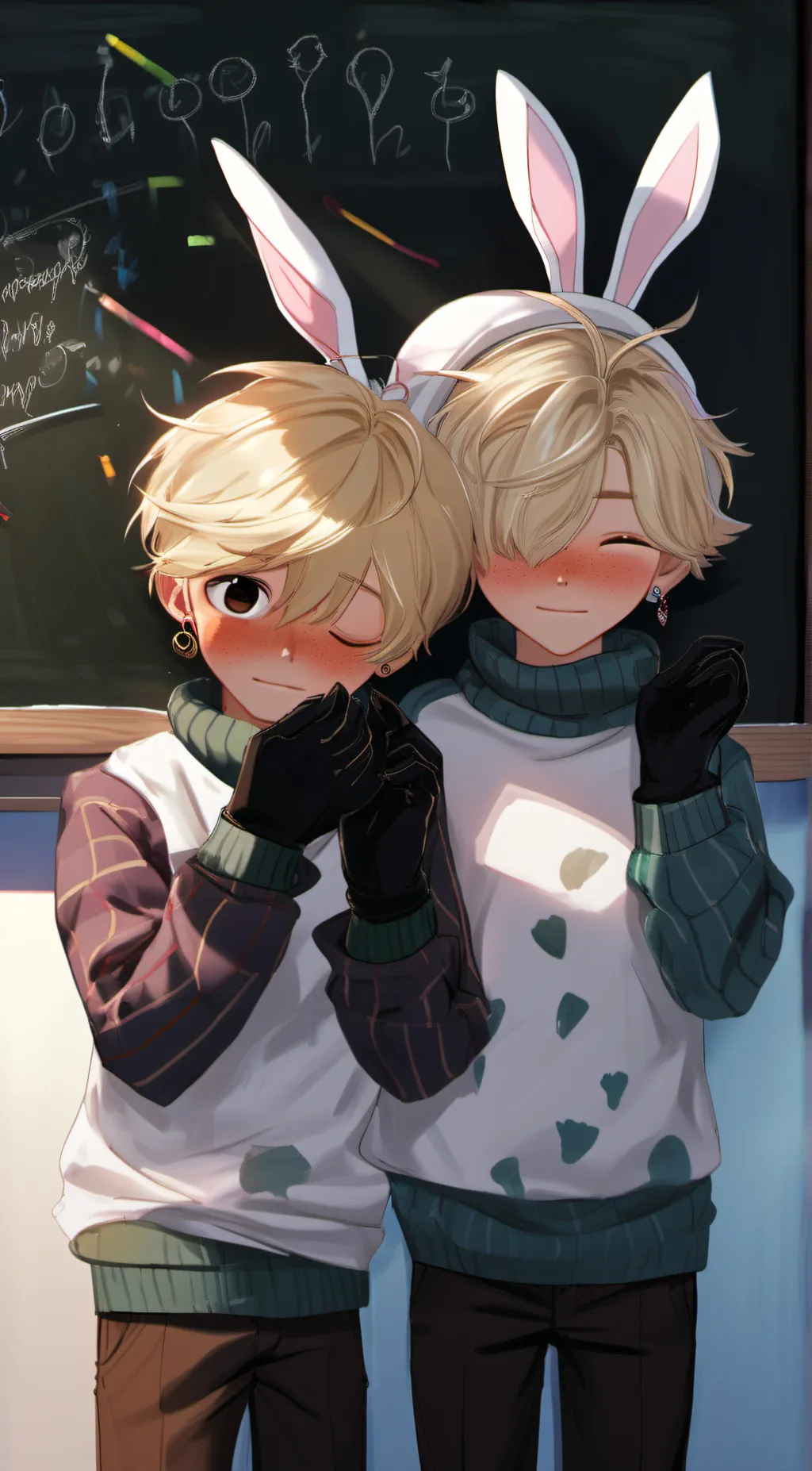 ai character: Alex and Aaron background