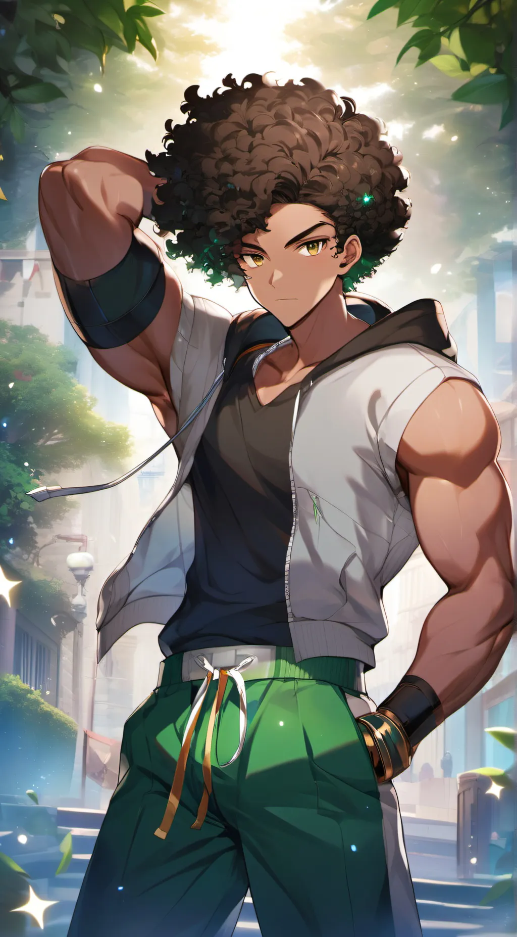 ai character: Michael  background