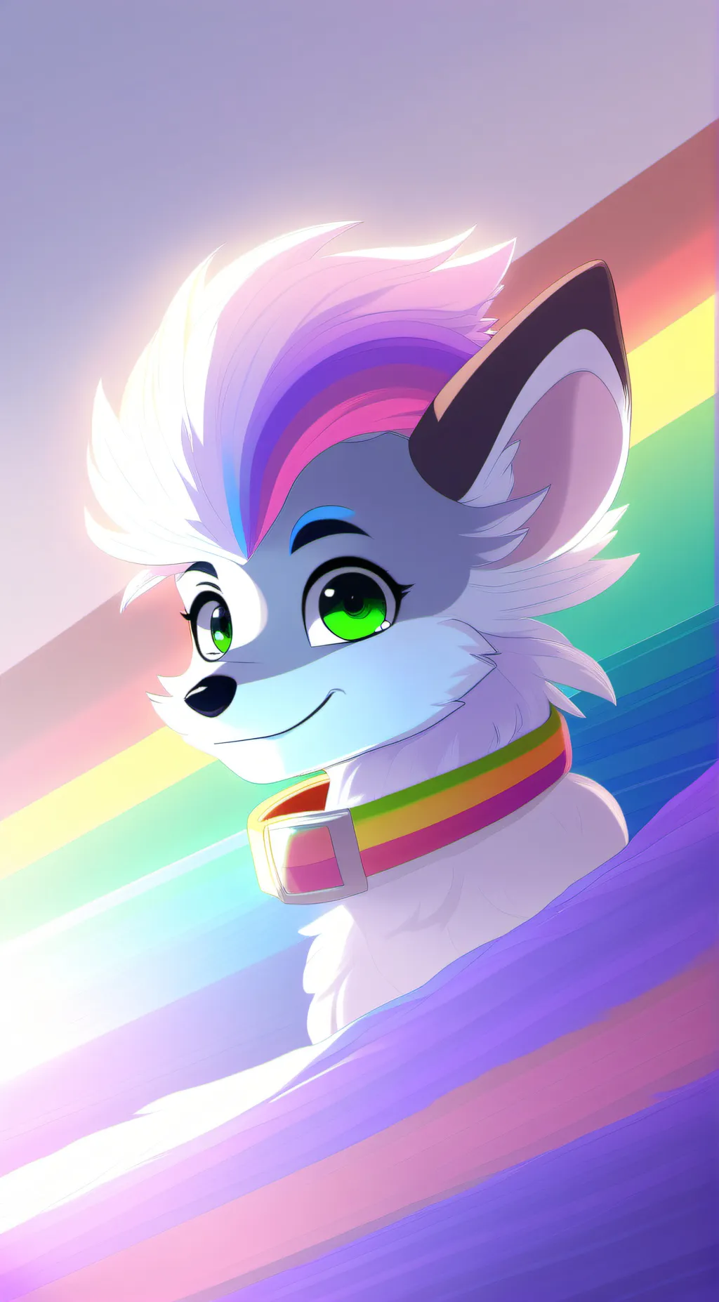 ai character: 🏳️‍🌈FLUFY🌈 background