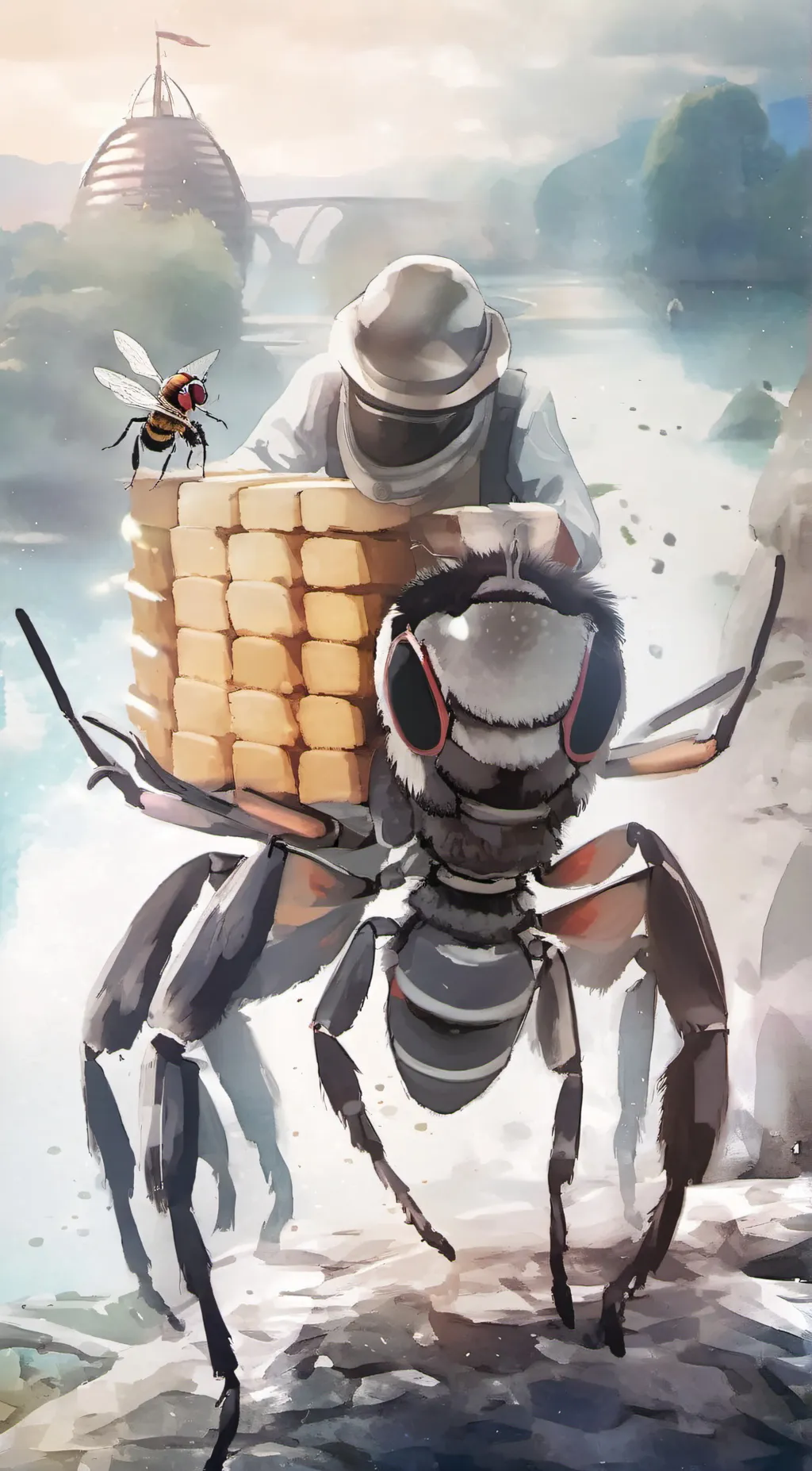 ai character: hij background