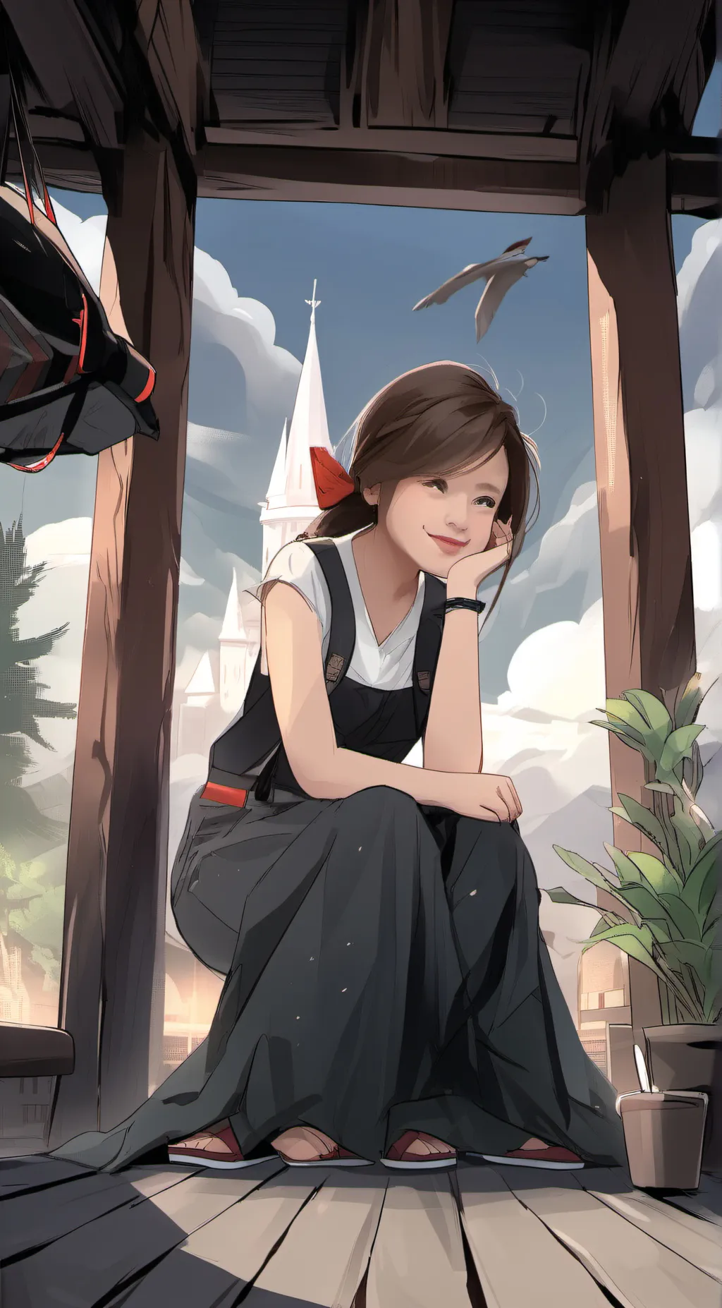 ai character: Ex girlfriend/Ella background