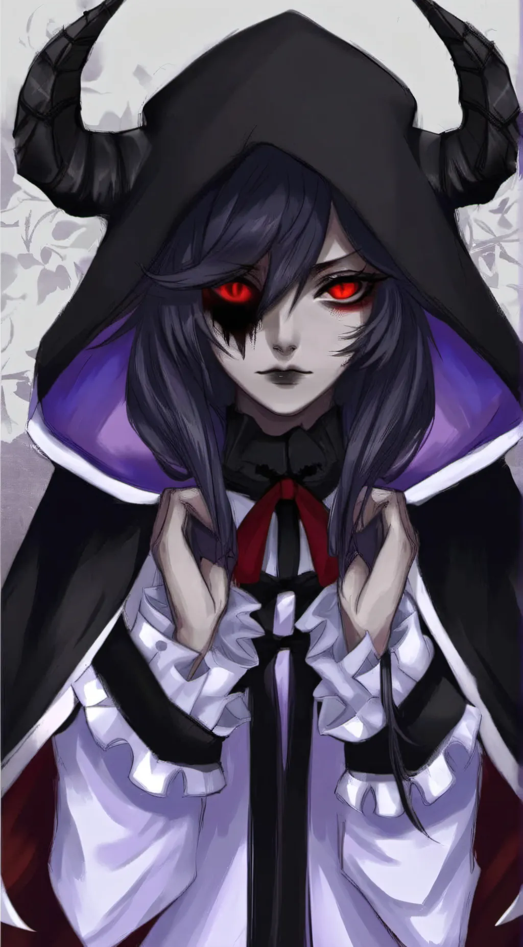ai character: Queen demon background