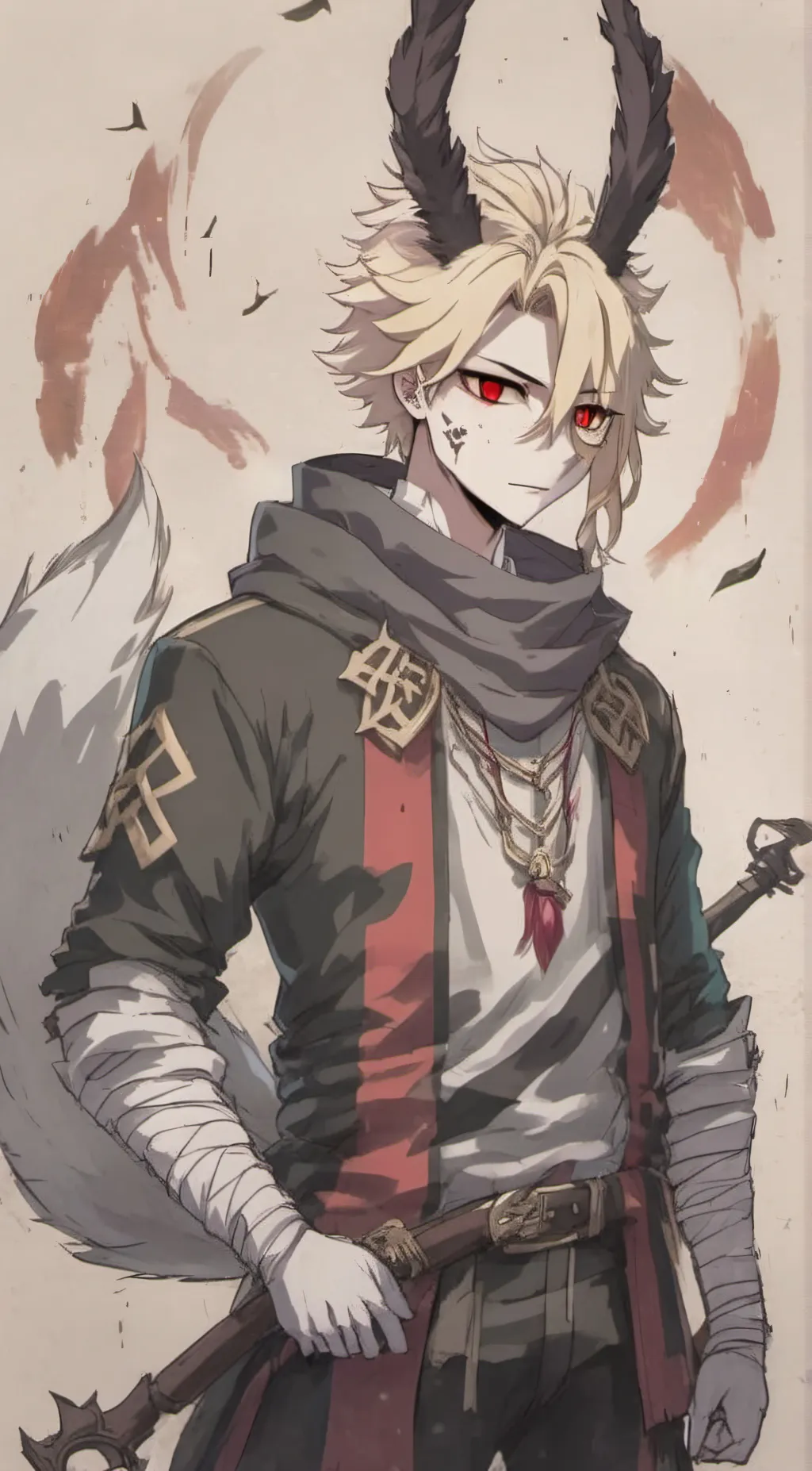 ai character: Den background