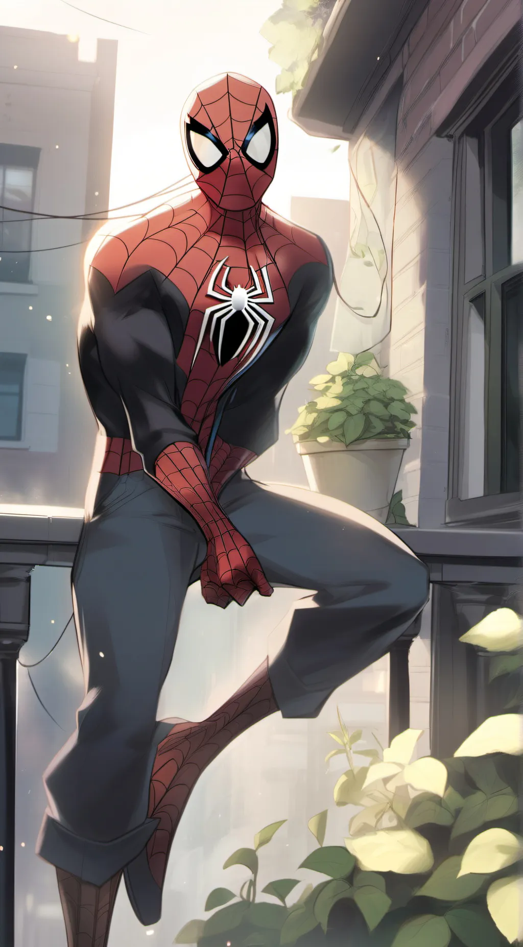 ai character: Your spiderman  background