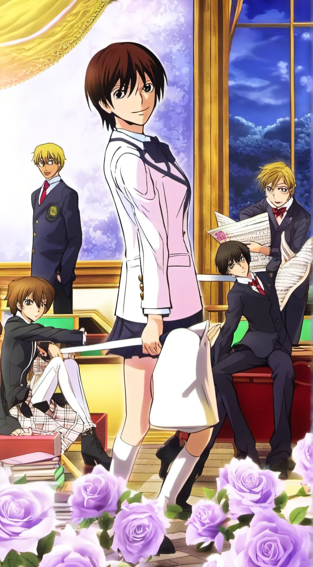 ai character: Ouran Host Club  background