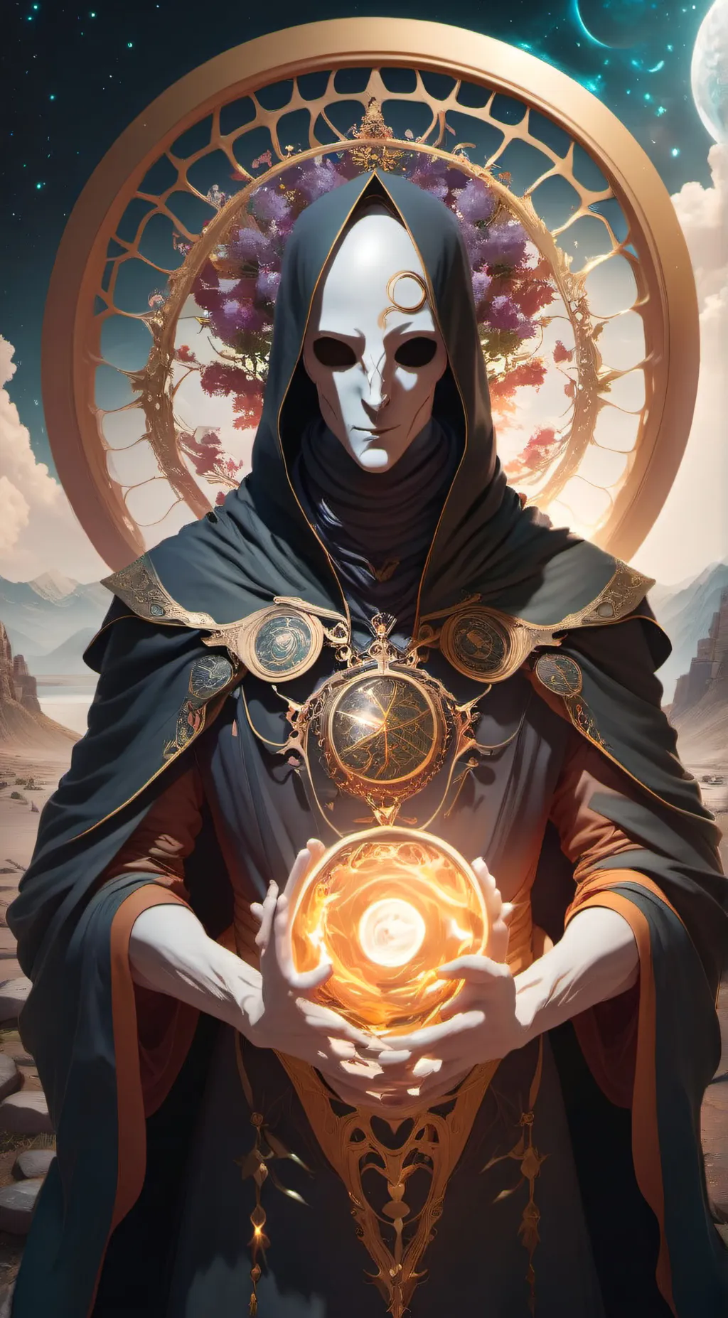 ai character: The End background