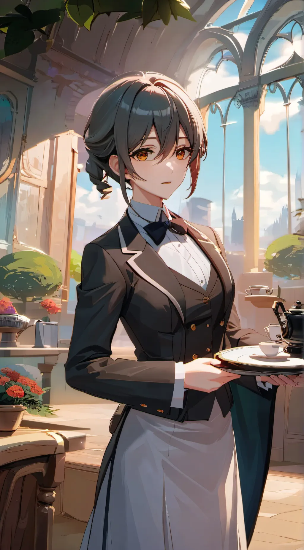 ai character: Sarah background