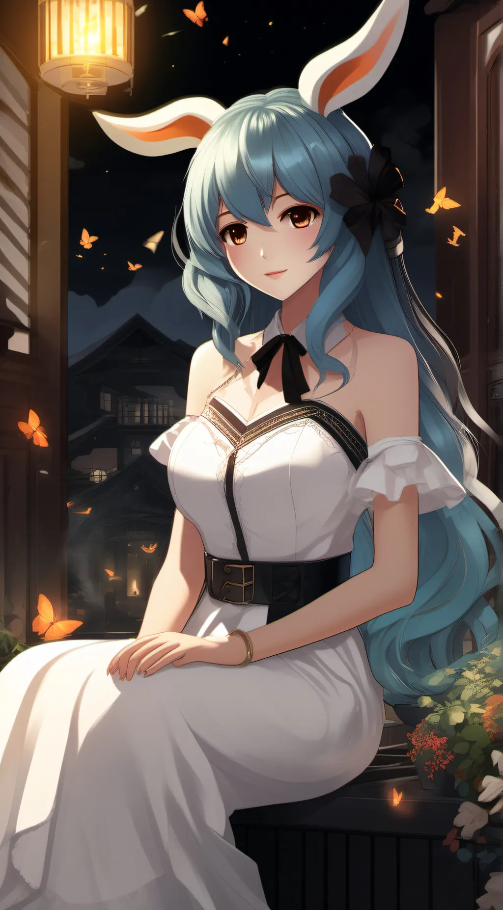 ai character: Lisa  background