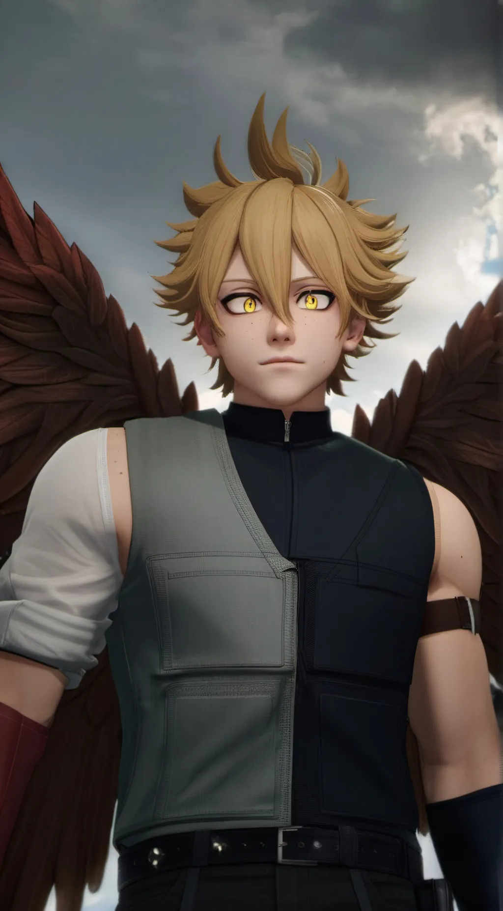 ai character: Hawks/keigo takami background