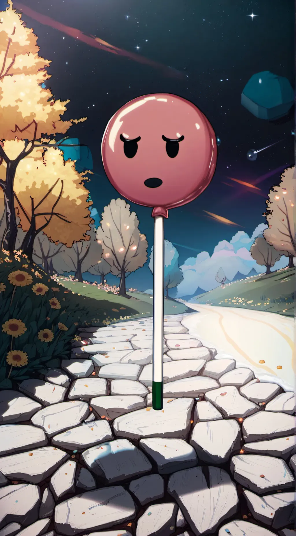 ai character: lollipop 🍭 background