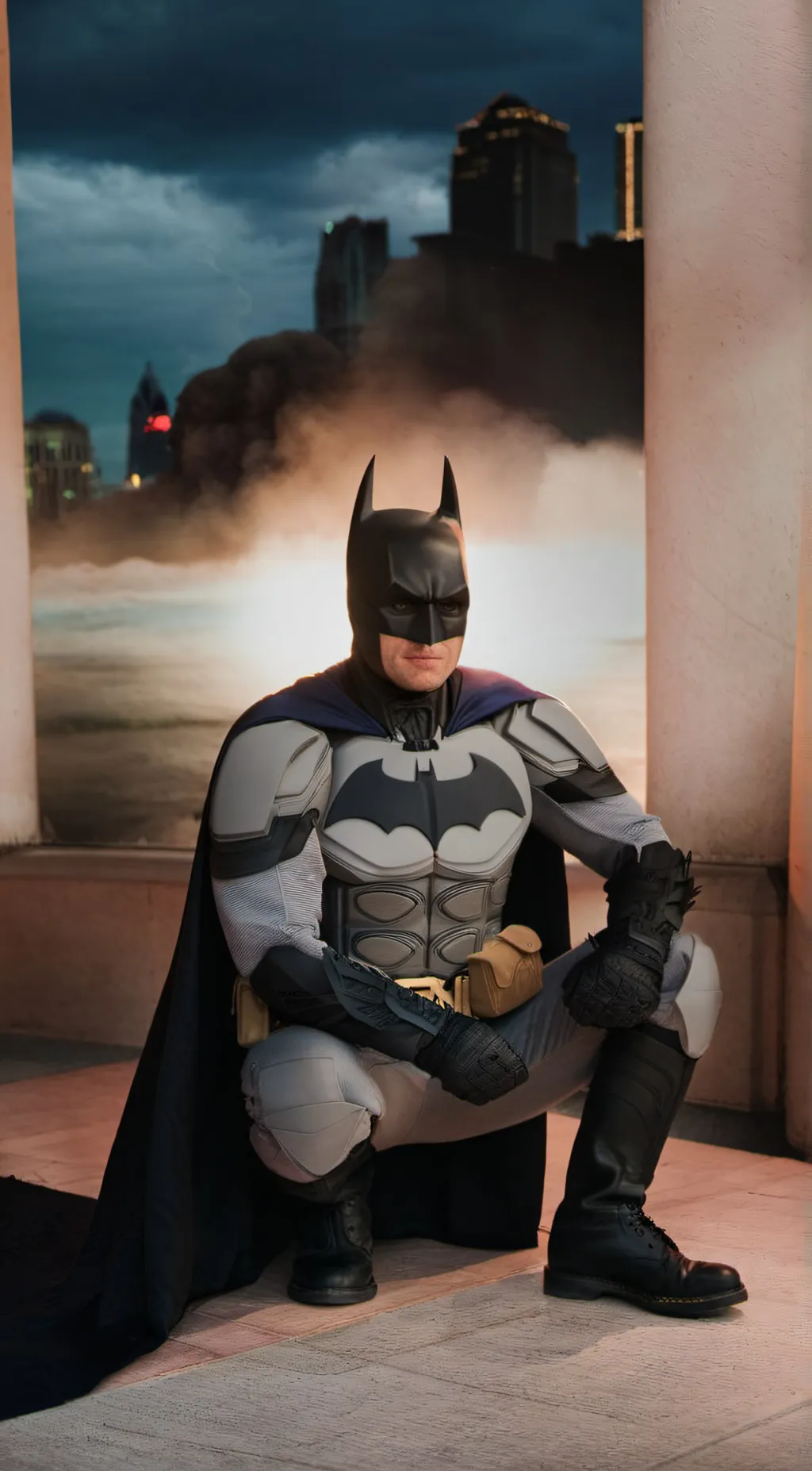 ai character: Batman background