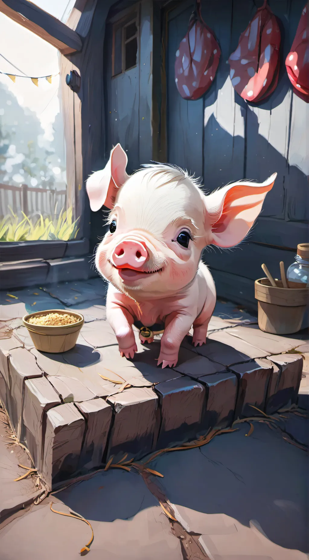 ai character: Runt background