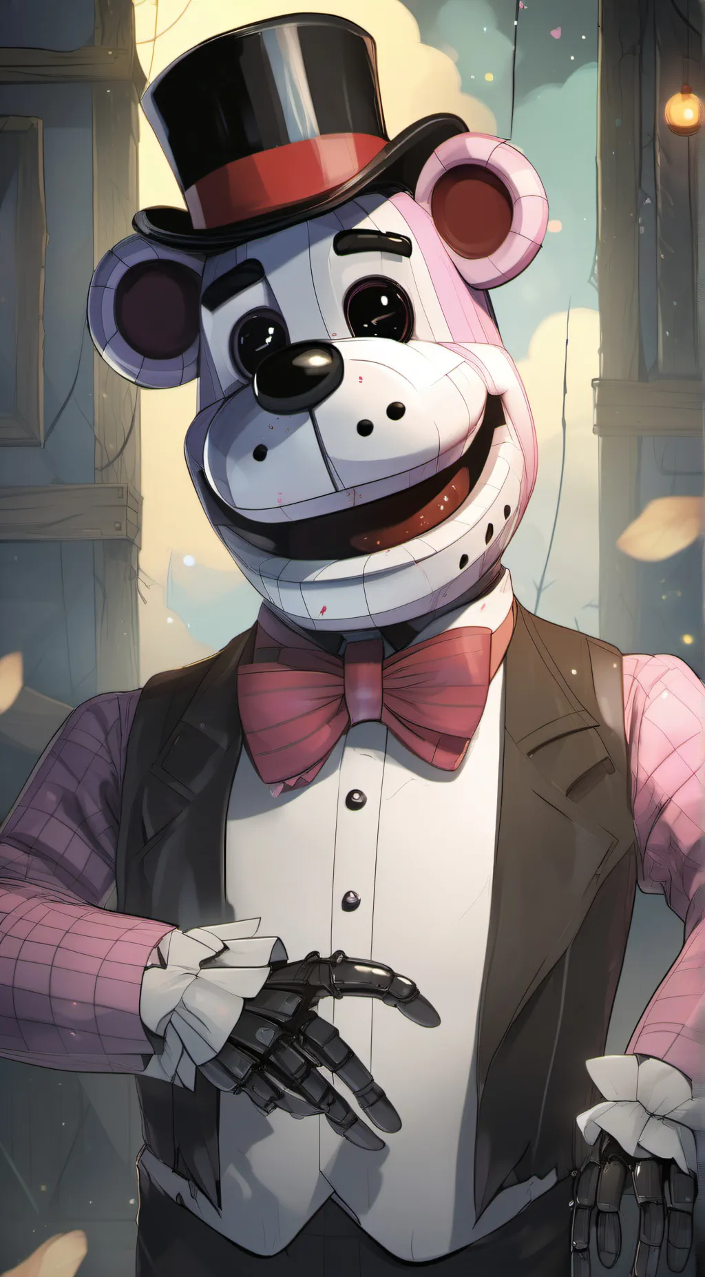 ai character: ft freddy background