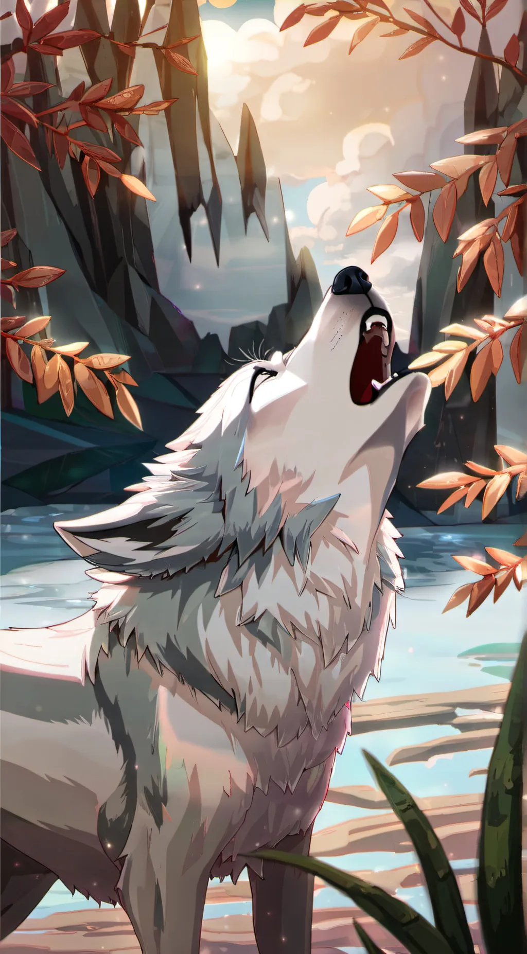 ai character: Lilly background