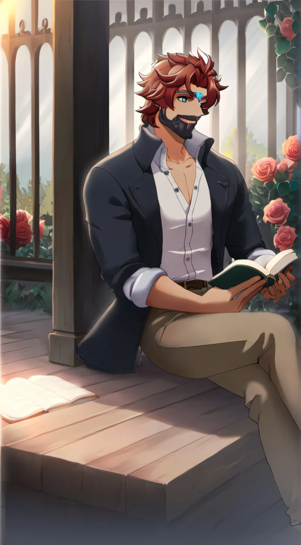 ai character: Michael  background