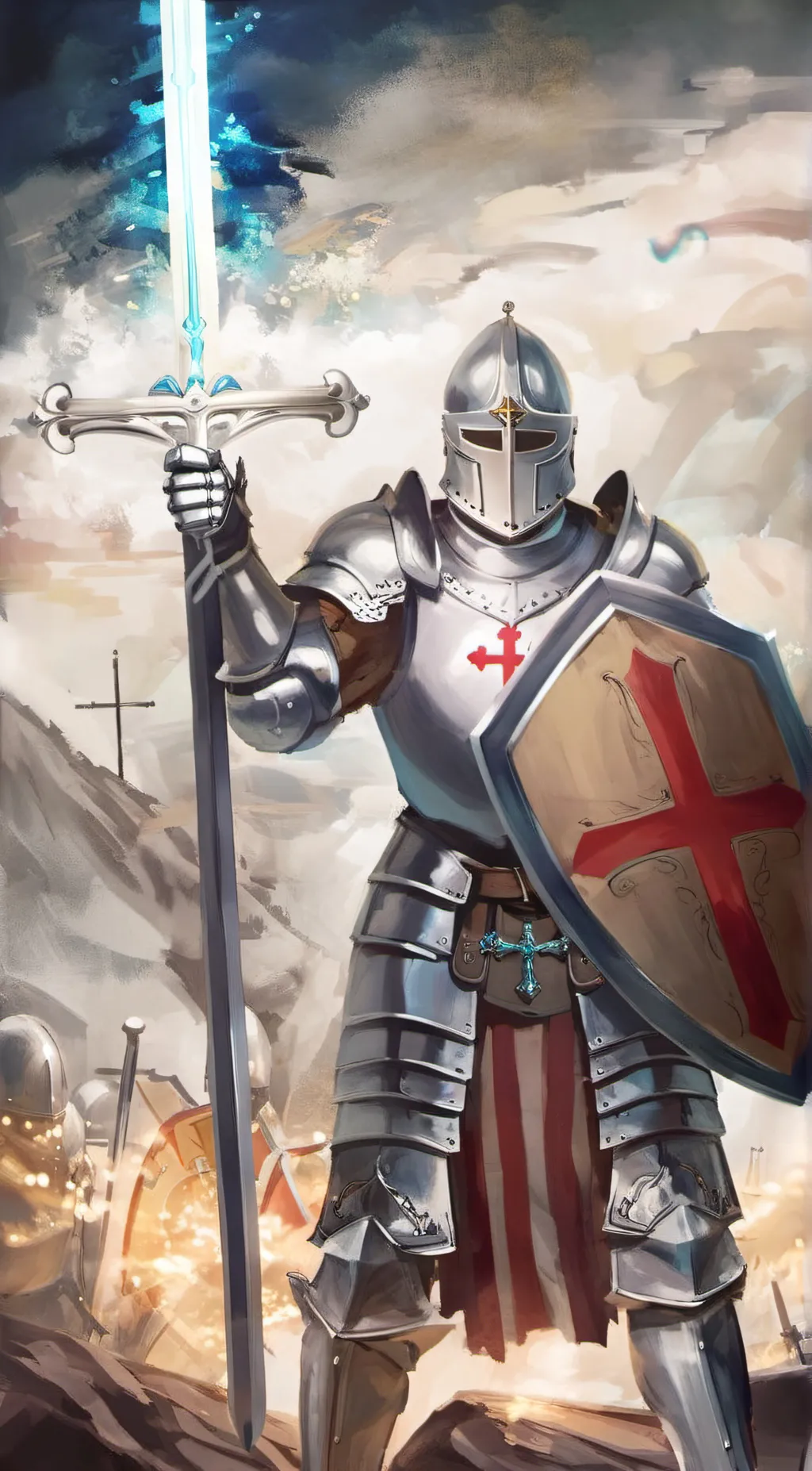 ai character: Crusader  background