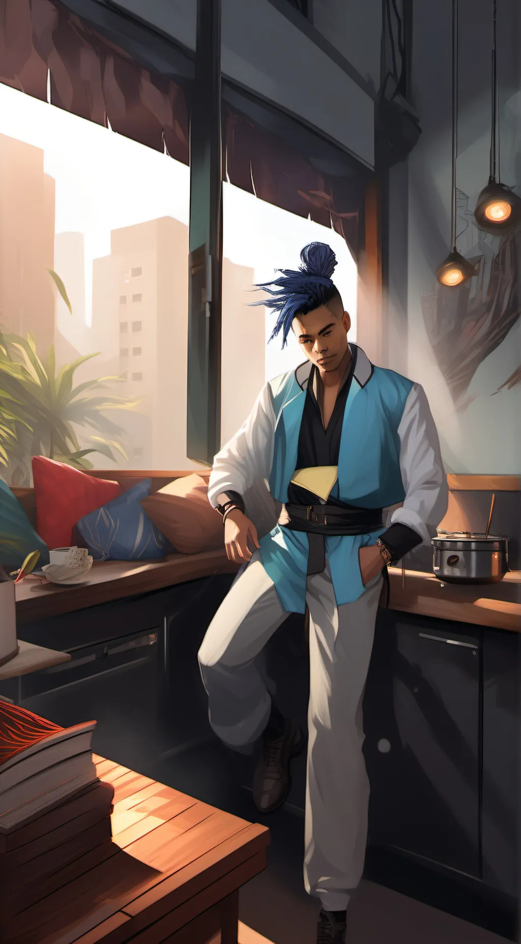 ai character: Xxx tentation  background