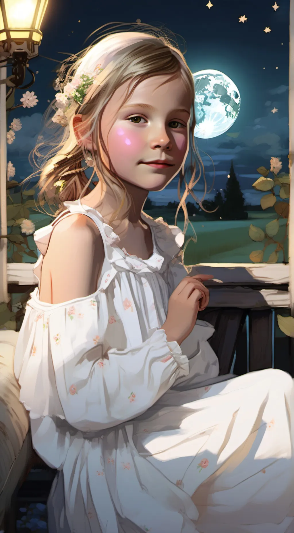 ai character: Lily  background