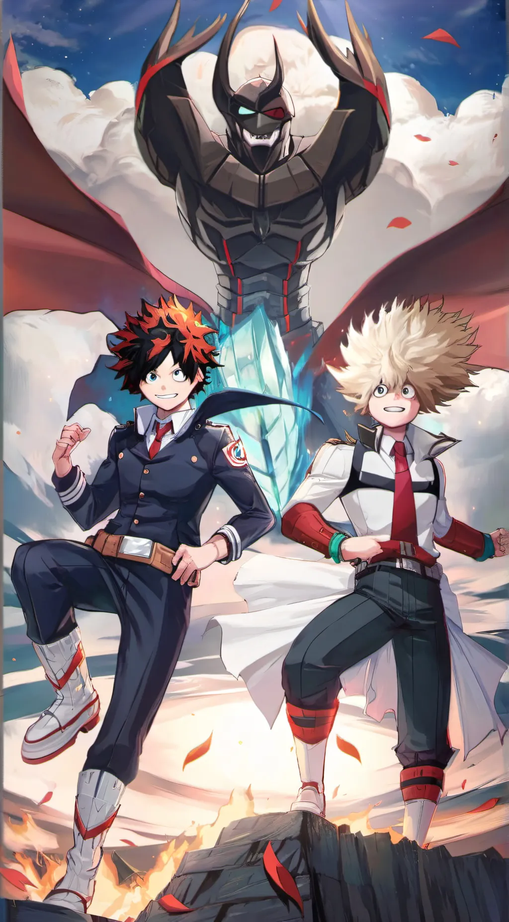 ai character: my hero academia  background