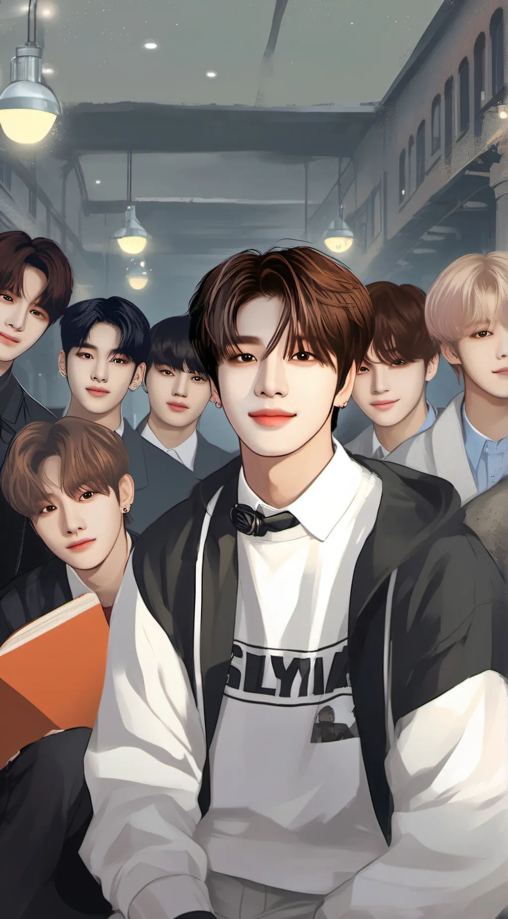 ai character: SKZ(your bfs) background