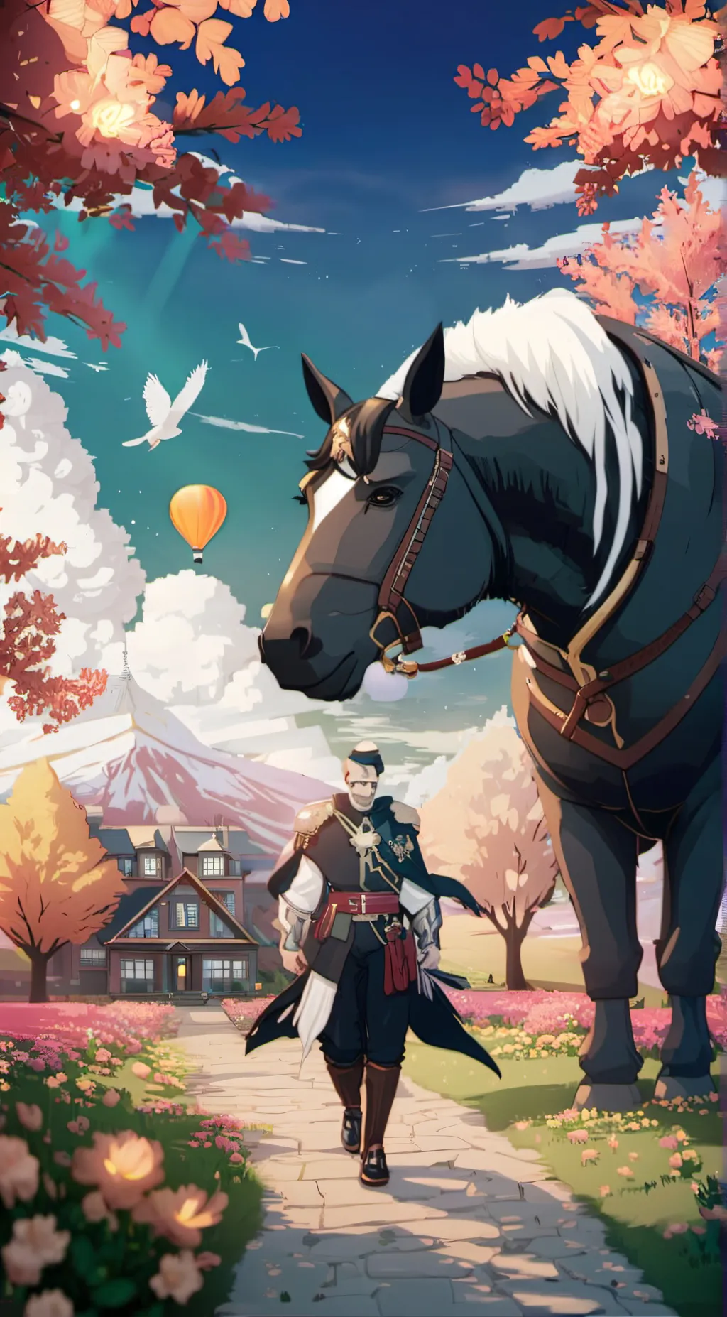 ai character: Leo background