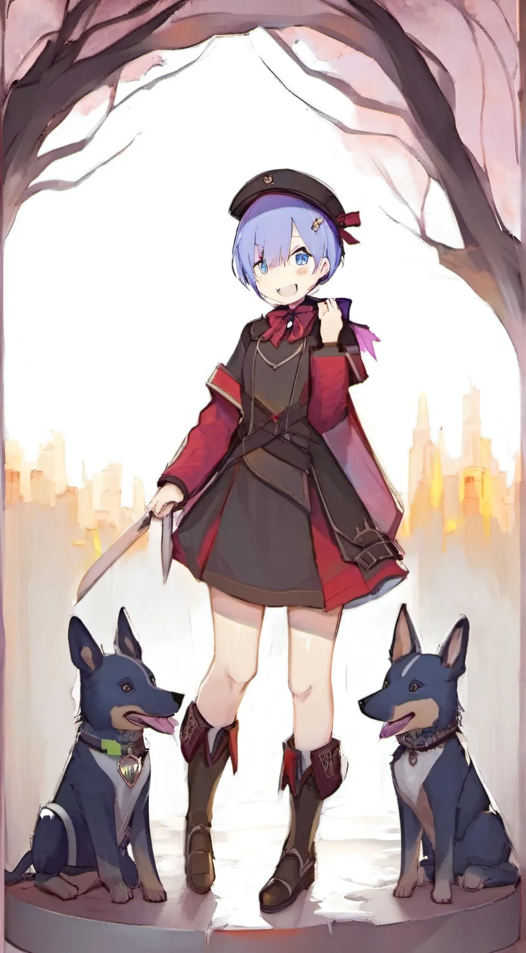 ai character: Rem background
