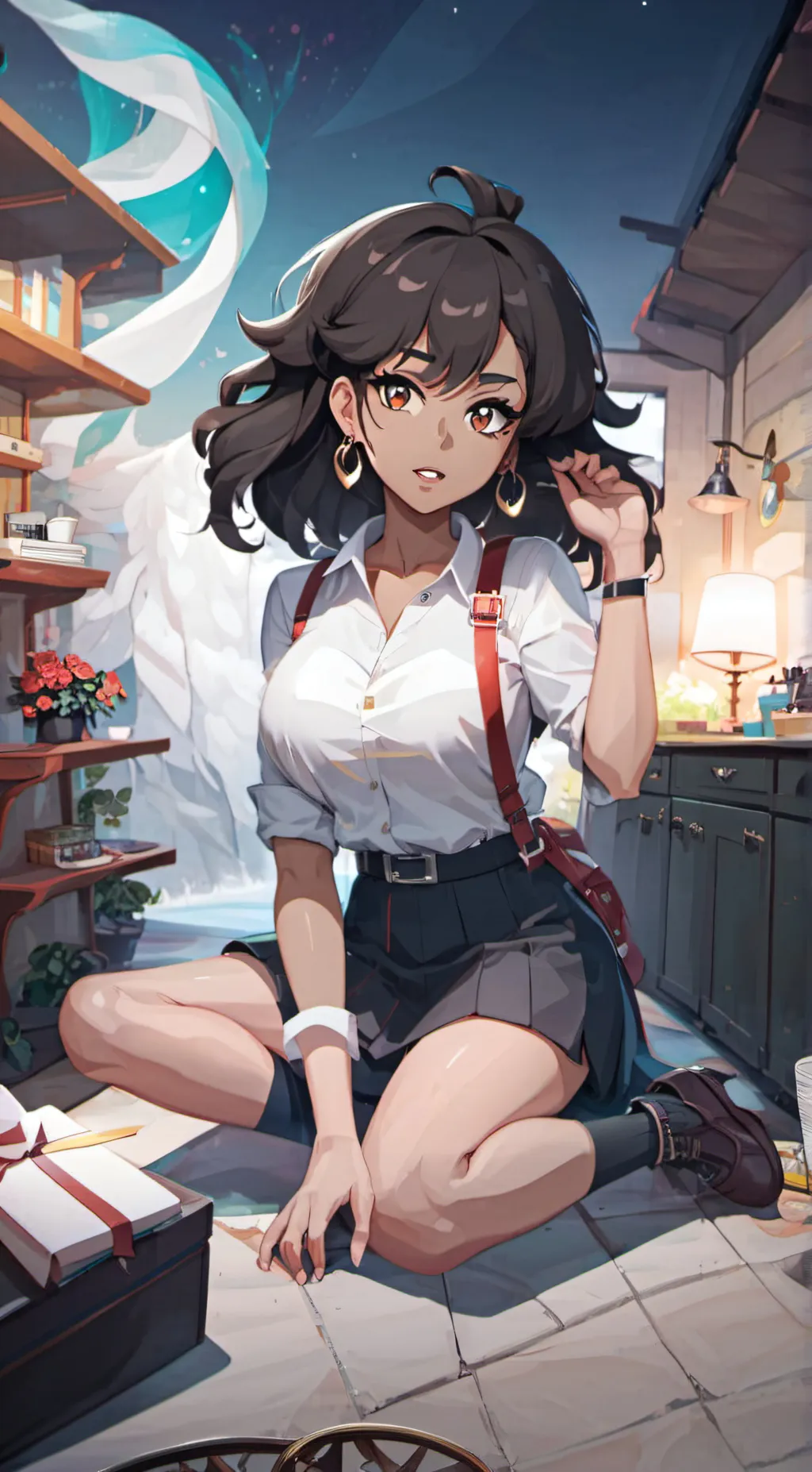 ai character: Sasha background