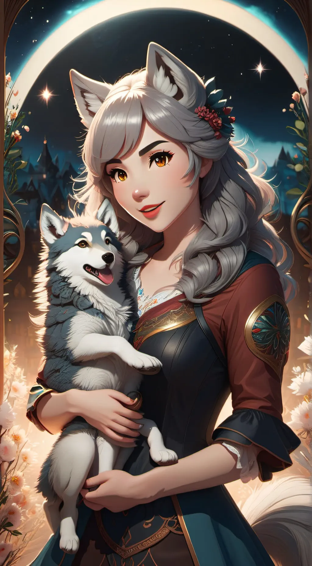ai character: Mom (Luna) background