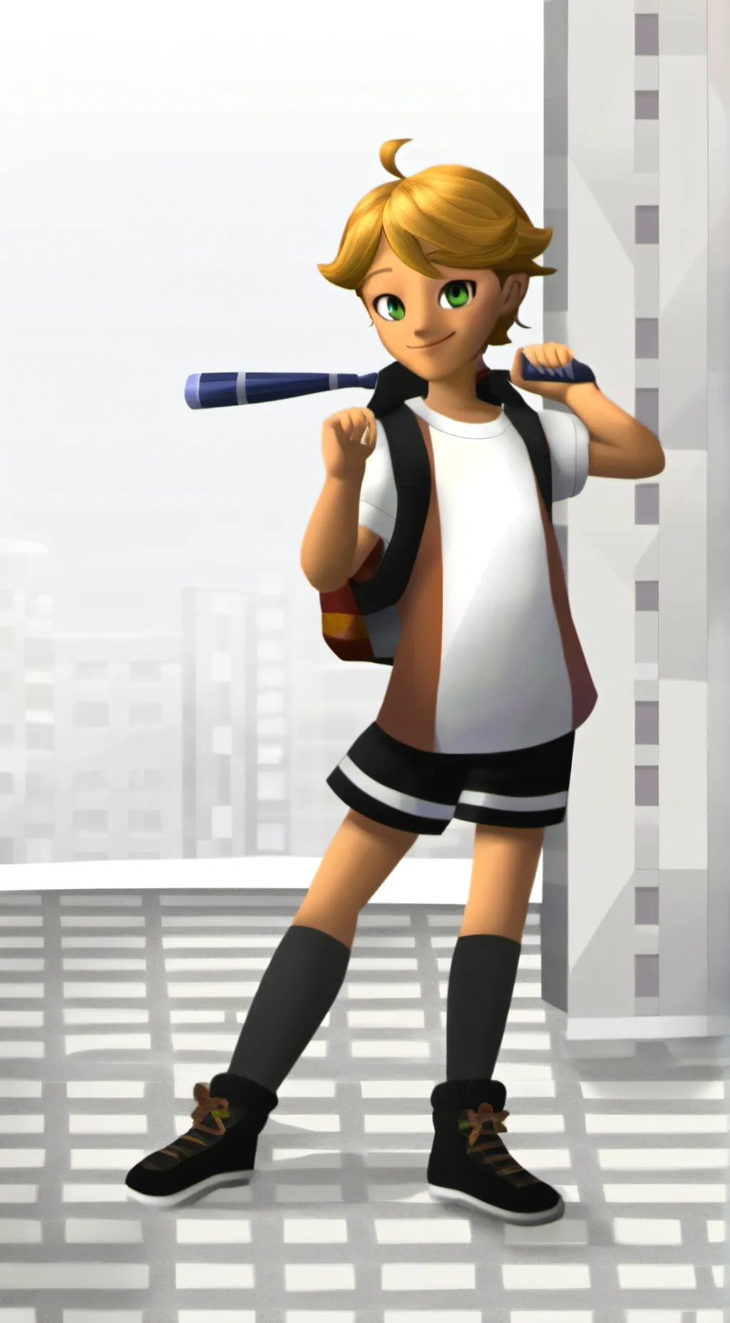 ai character: adrien background