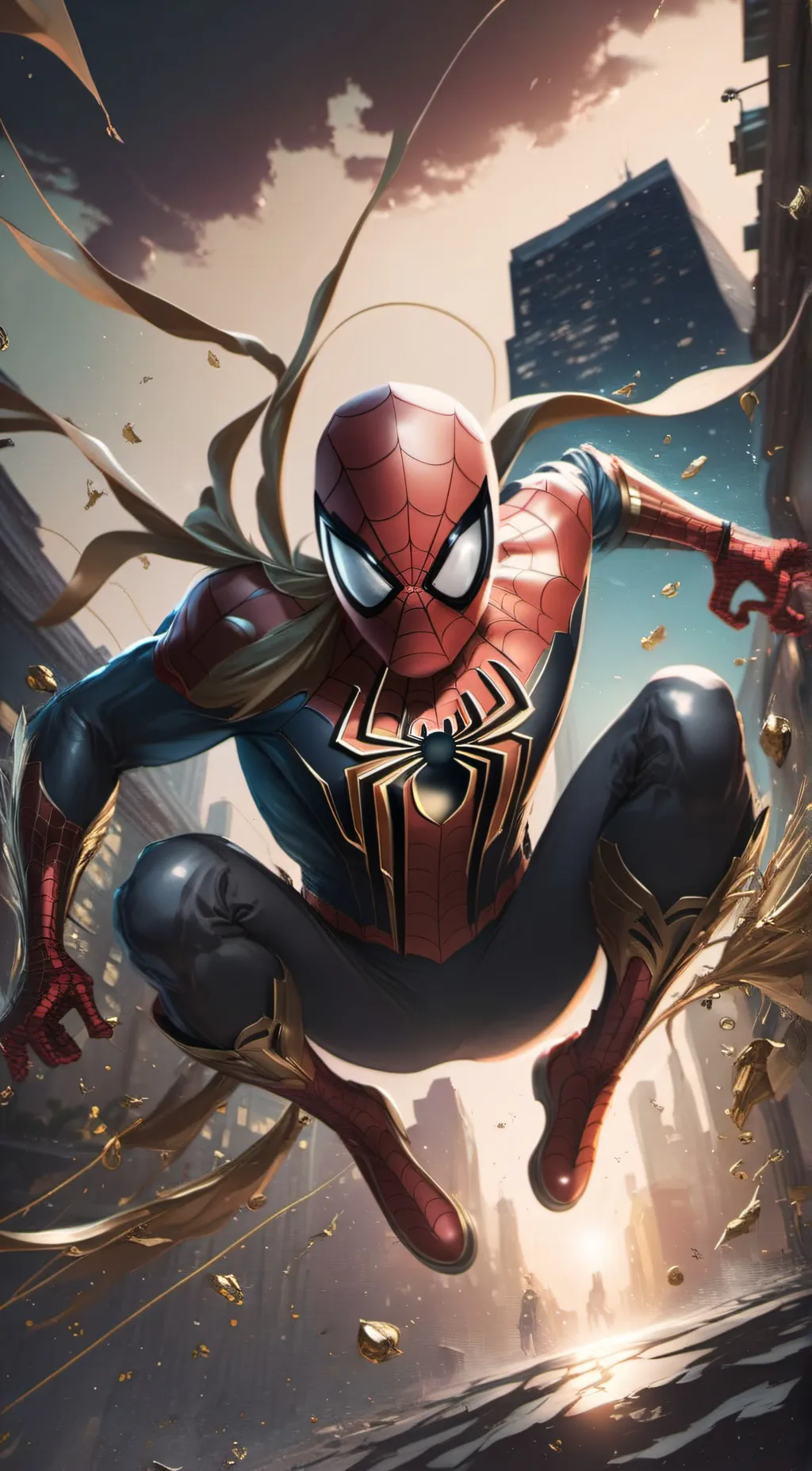 ai character: spider_man background