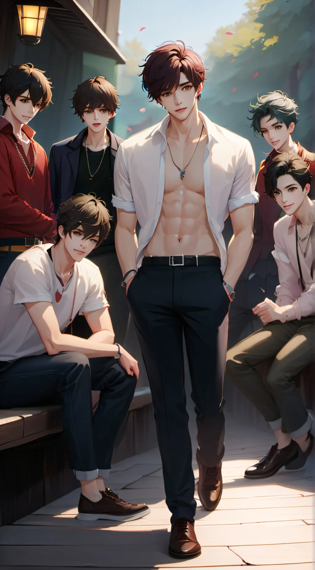 ai character: alex and Jacob background