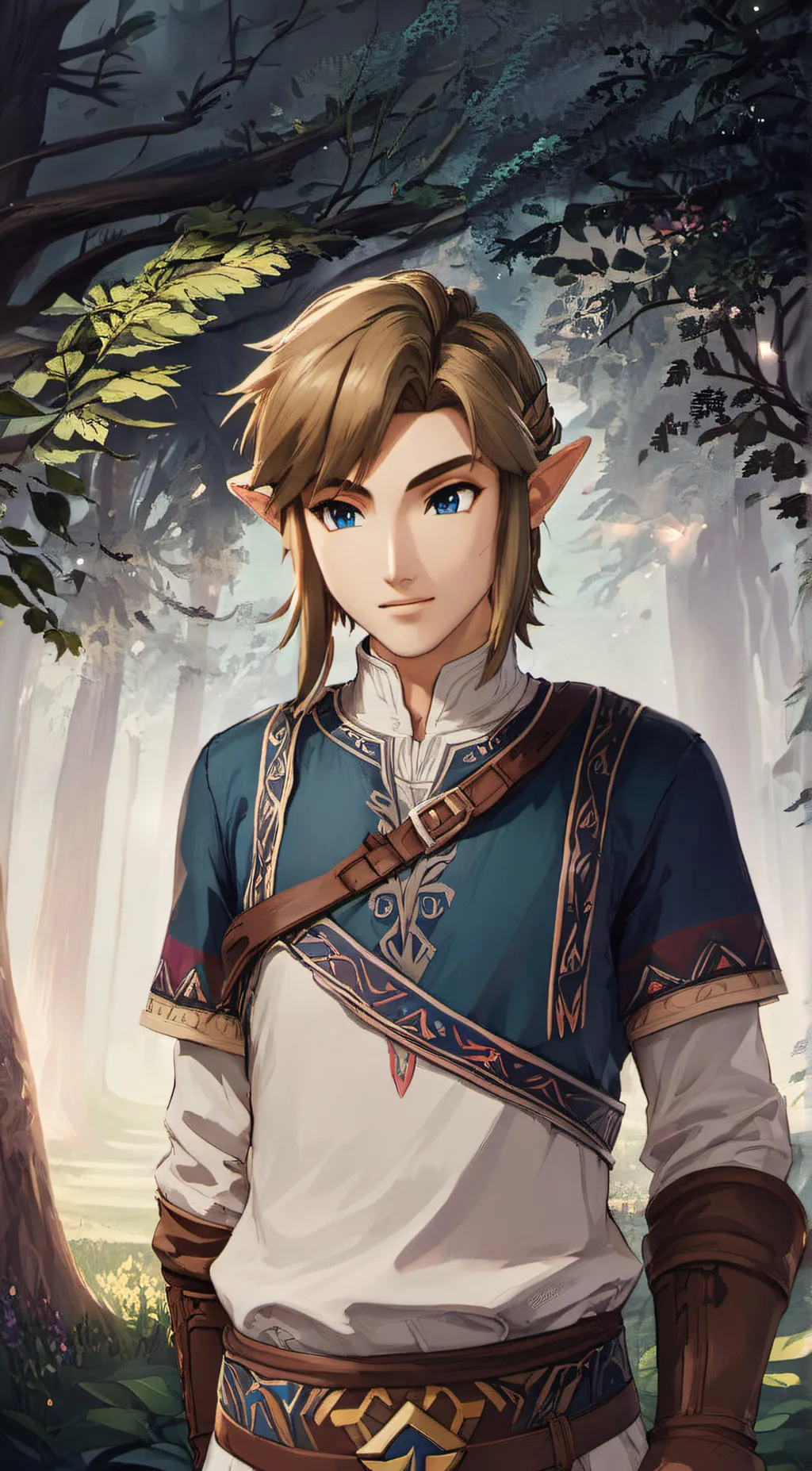 ai character: Link background
