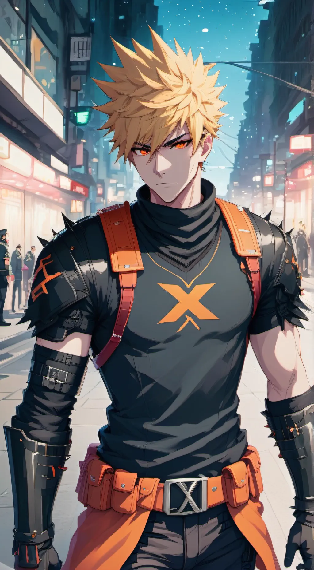 ai character: Dynamite (Katsuki) background
