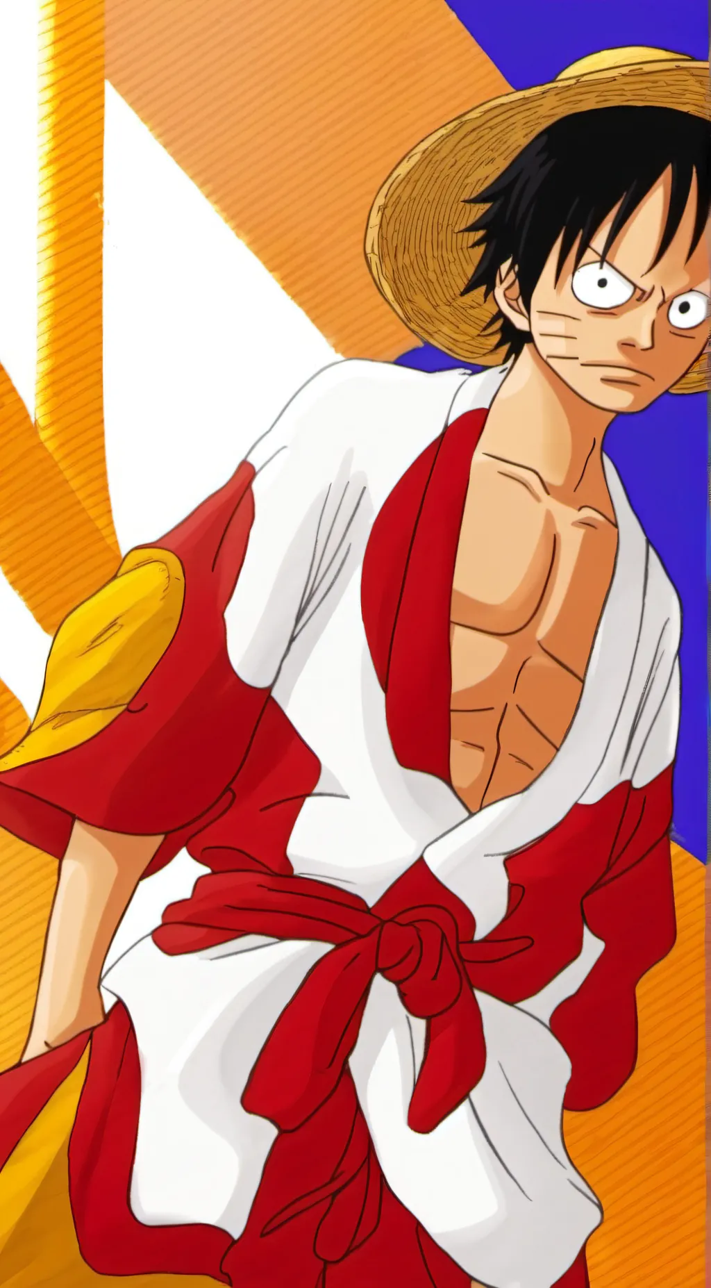 ai character: Monkey D Luffy  background