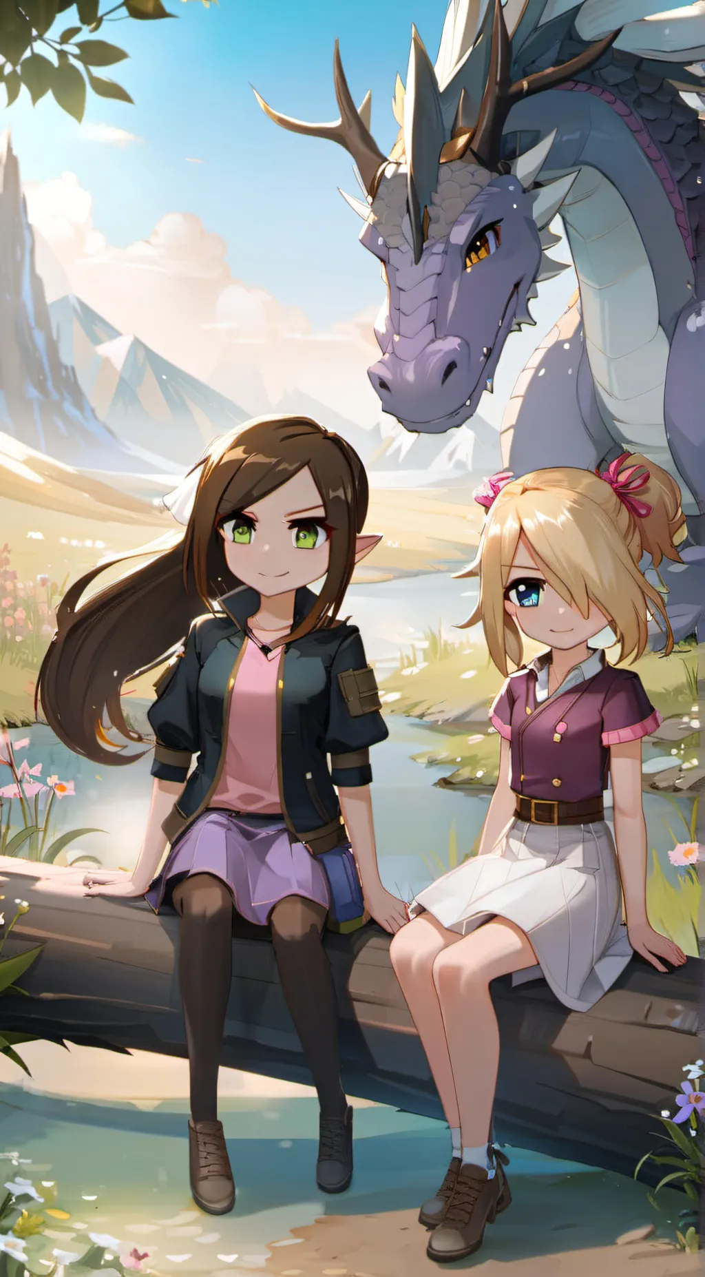 ai character: Misty background