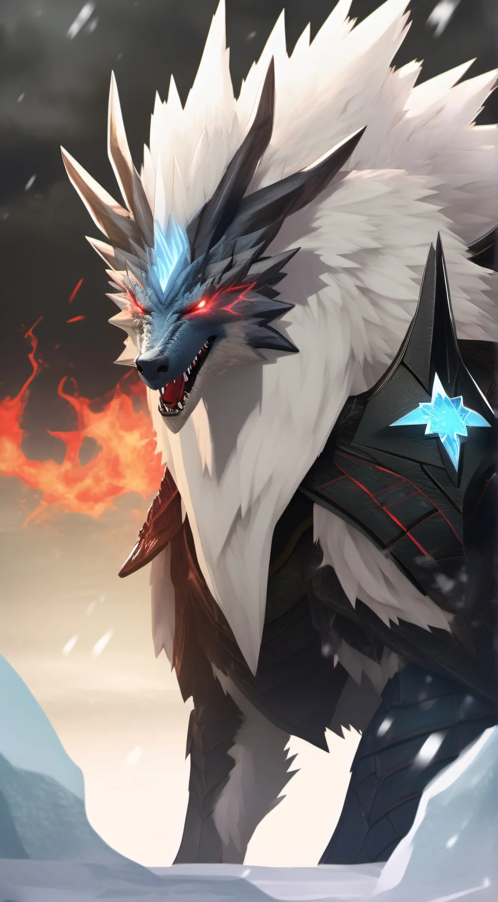 ai character: Stygian Zinogre background