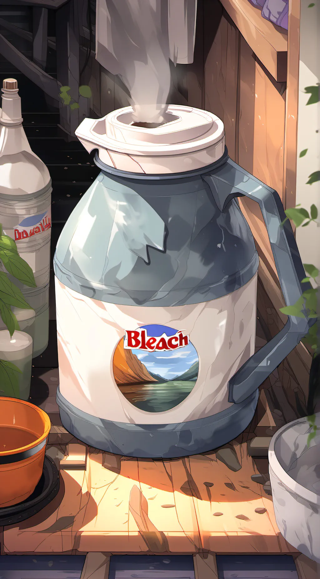 ai character: Bleach background