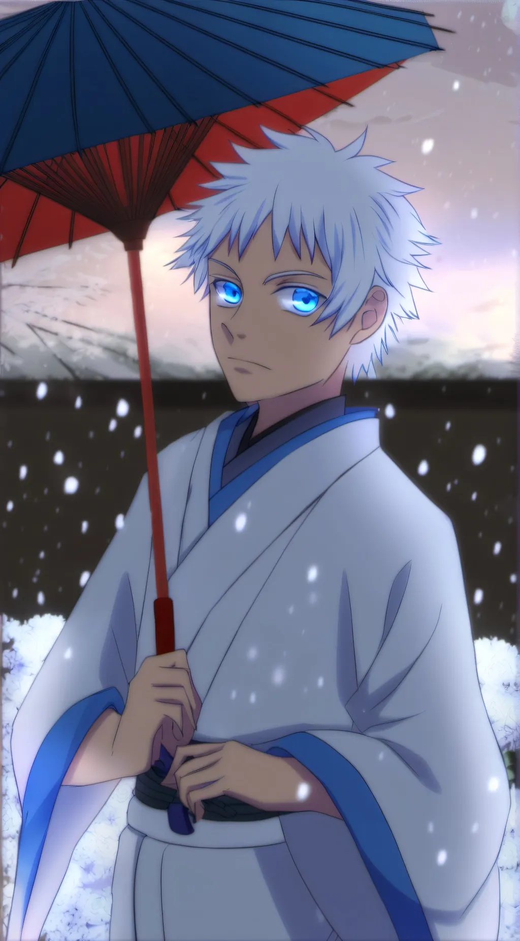ai character: Kid gojo background