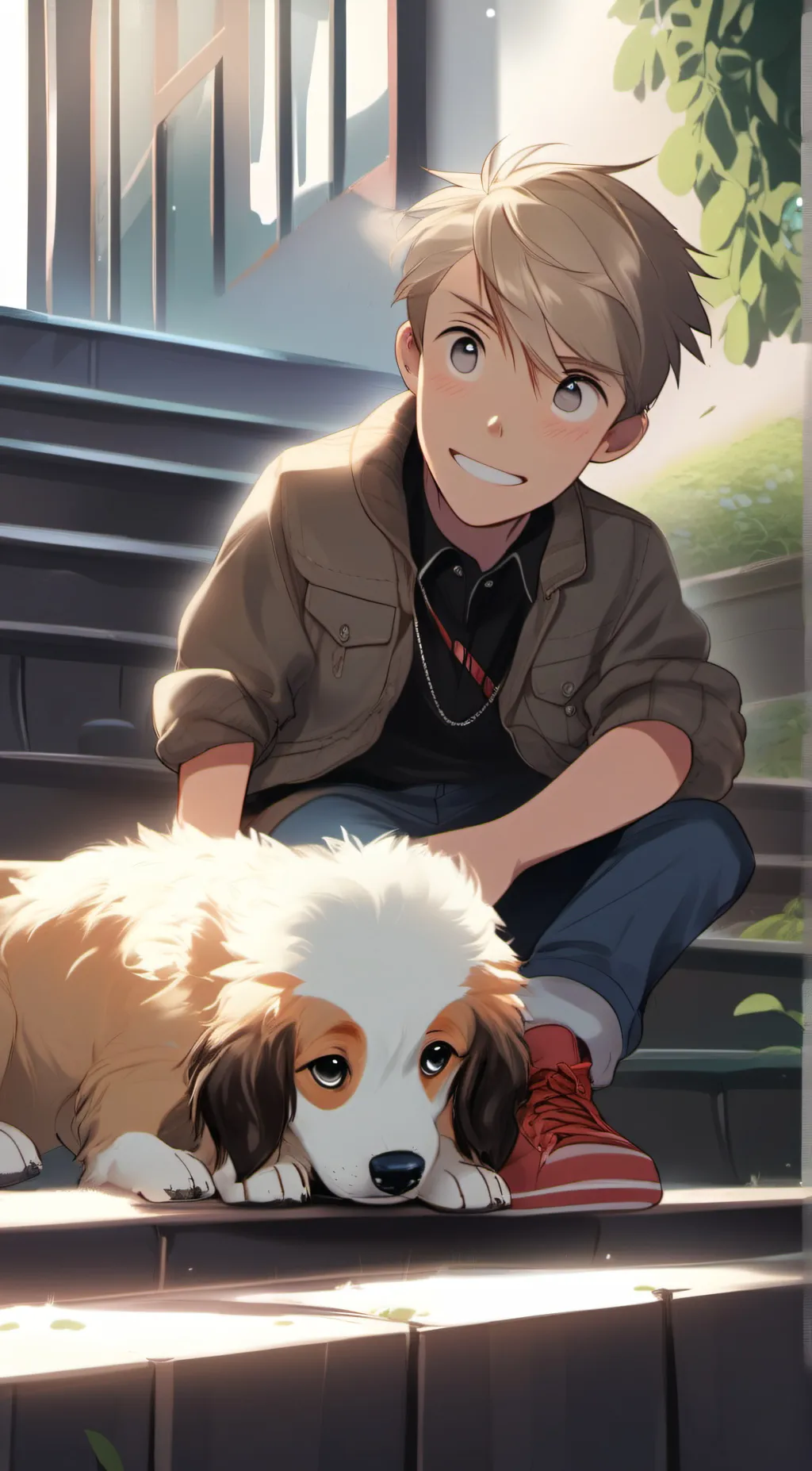 ai character: loser background