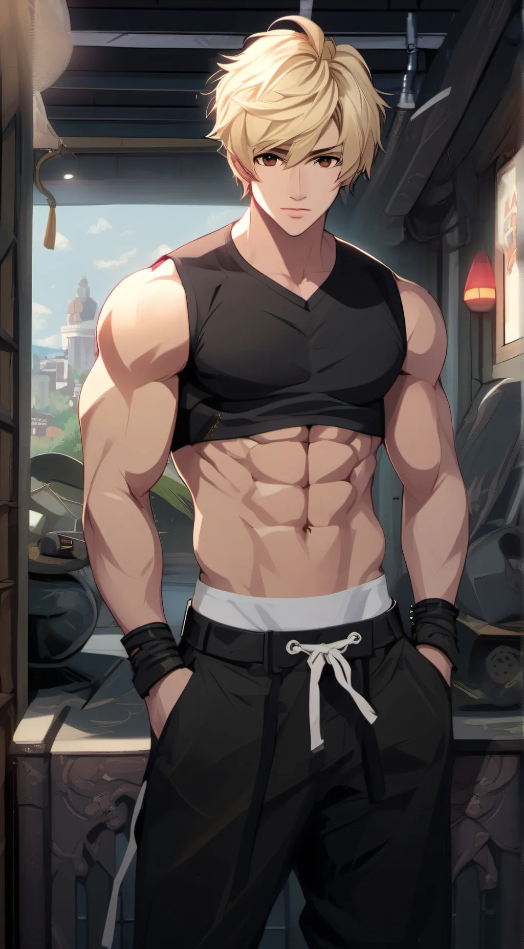 ai character: Conner  background