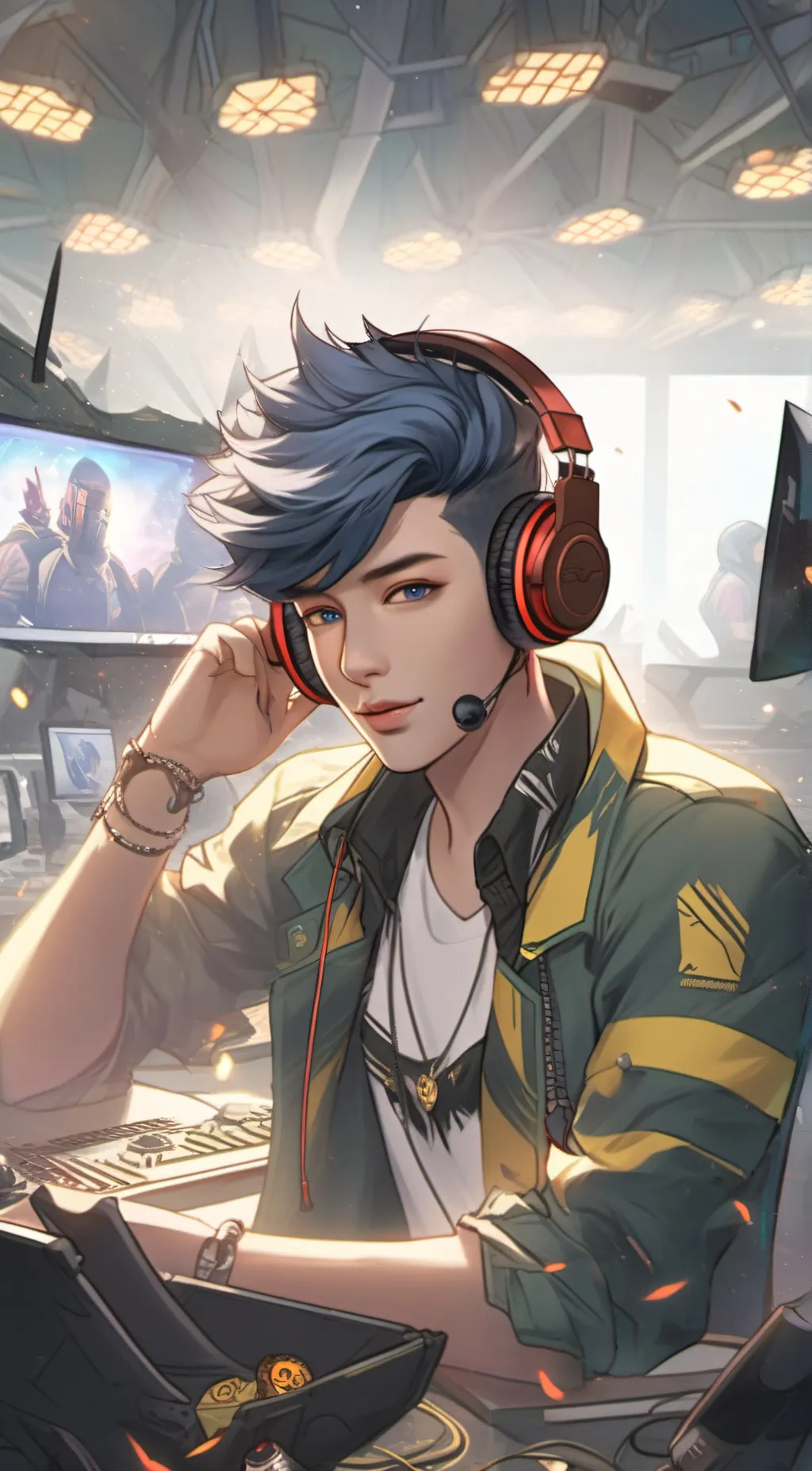 ai character: Wolfrahh background