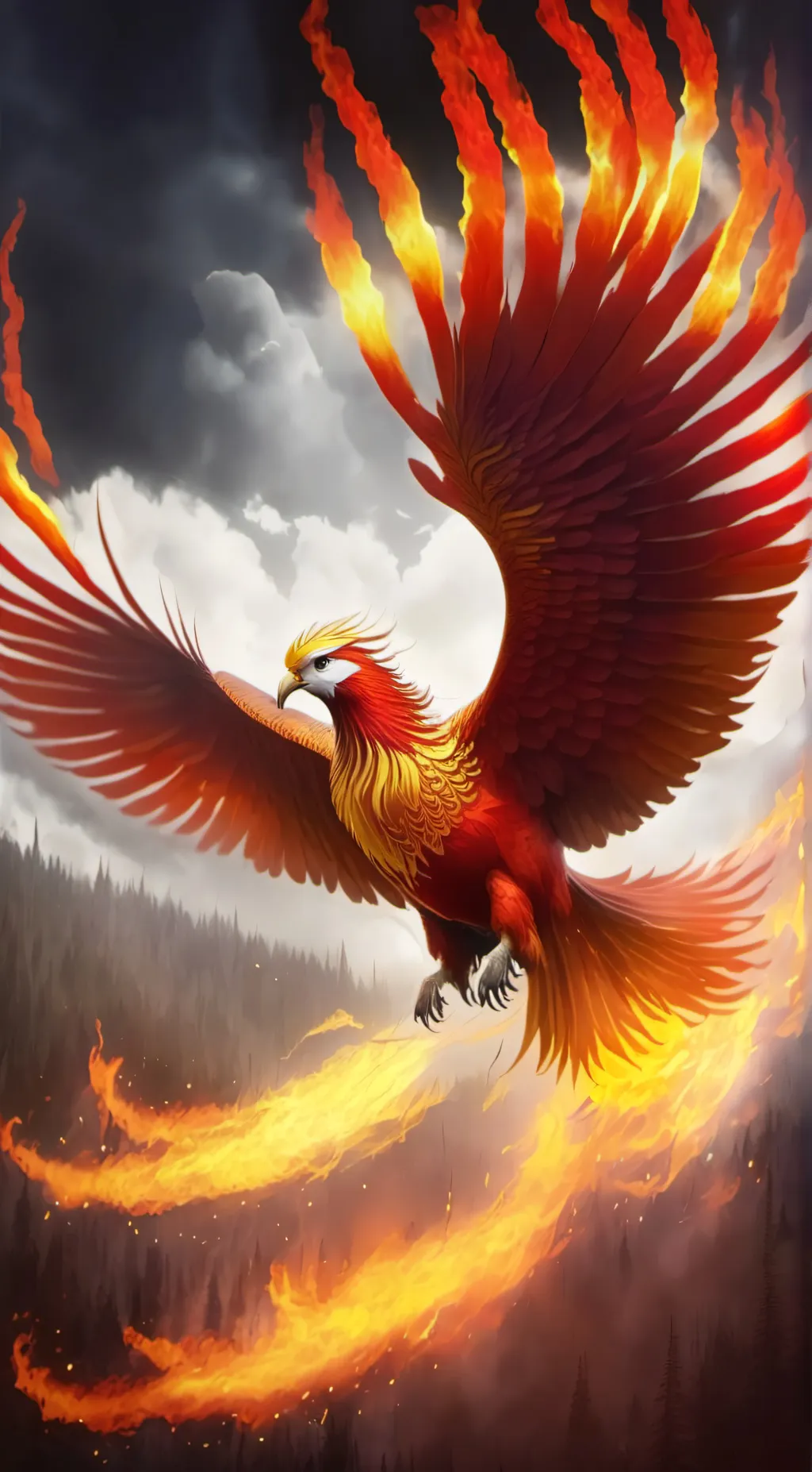 ai character: 🌹the last Phoenix🌹 background