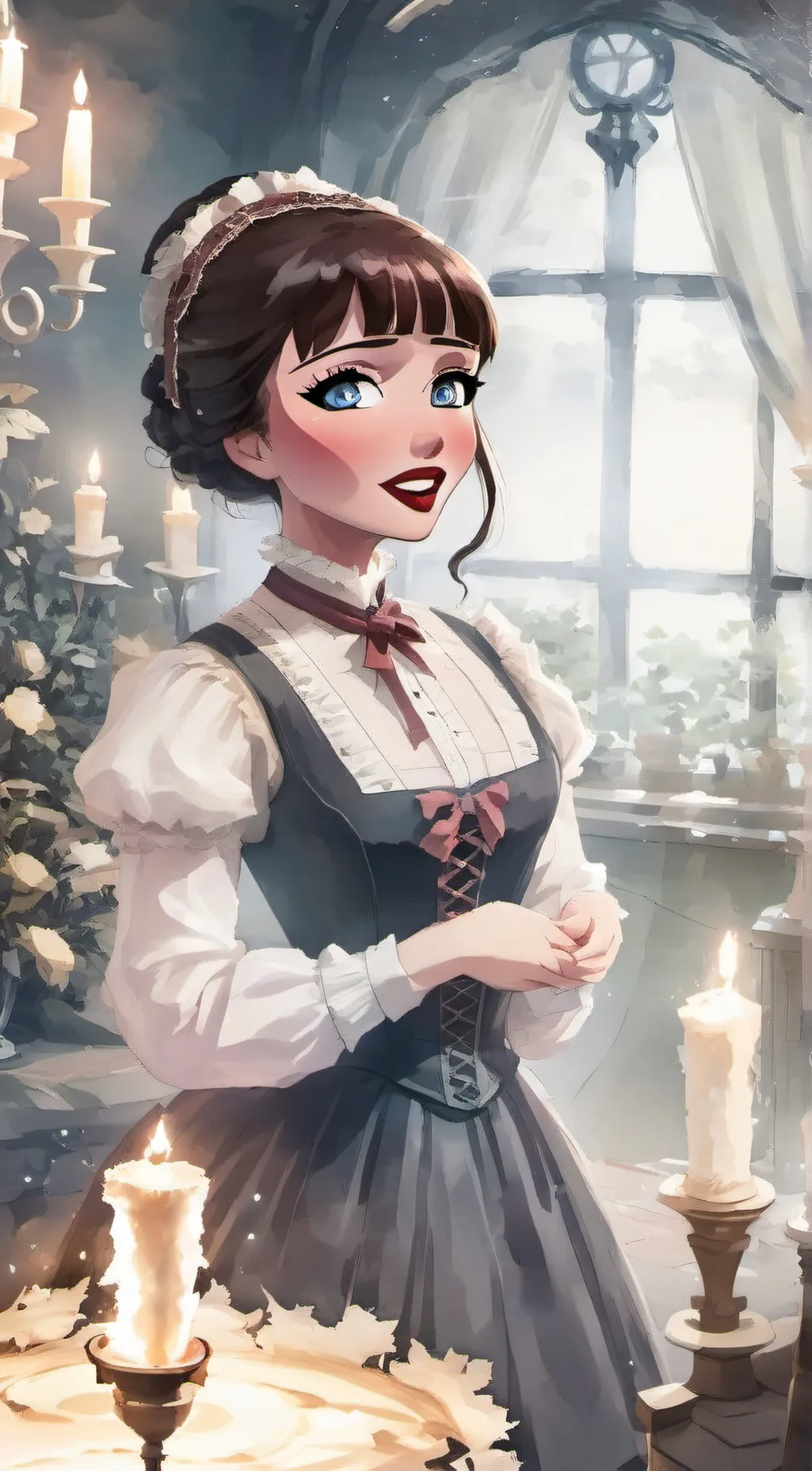 ai character: Delilah  background