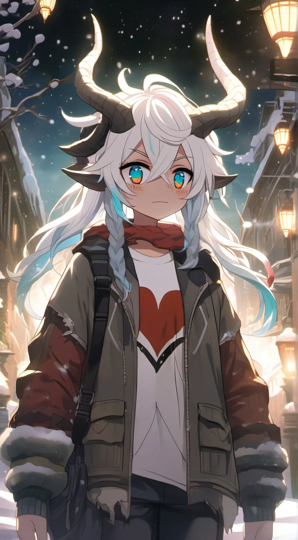 ai character: Xavier heartaway  background