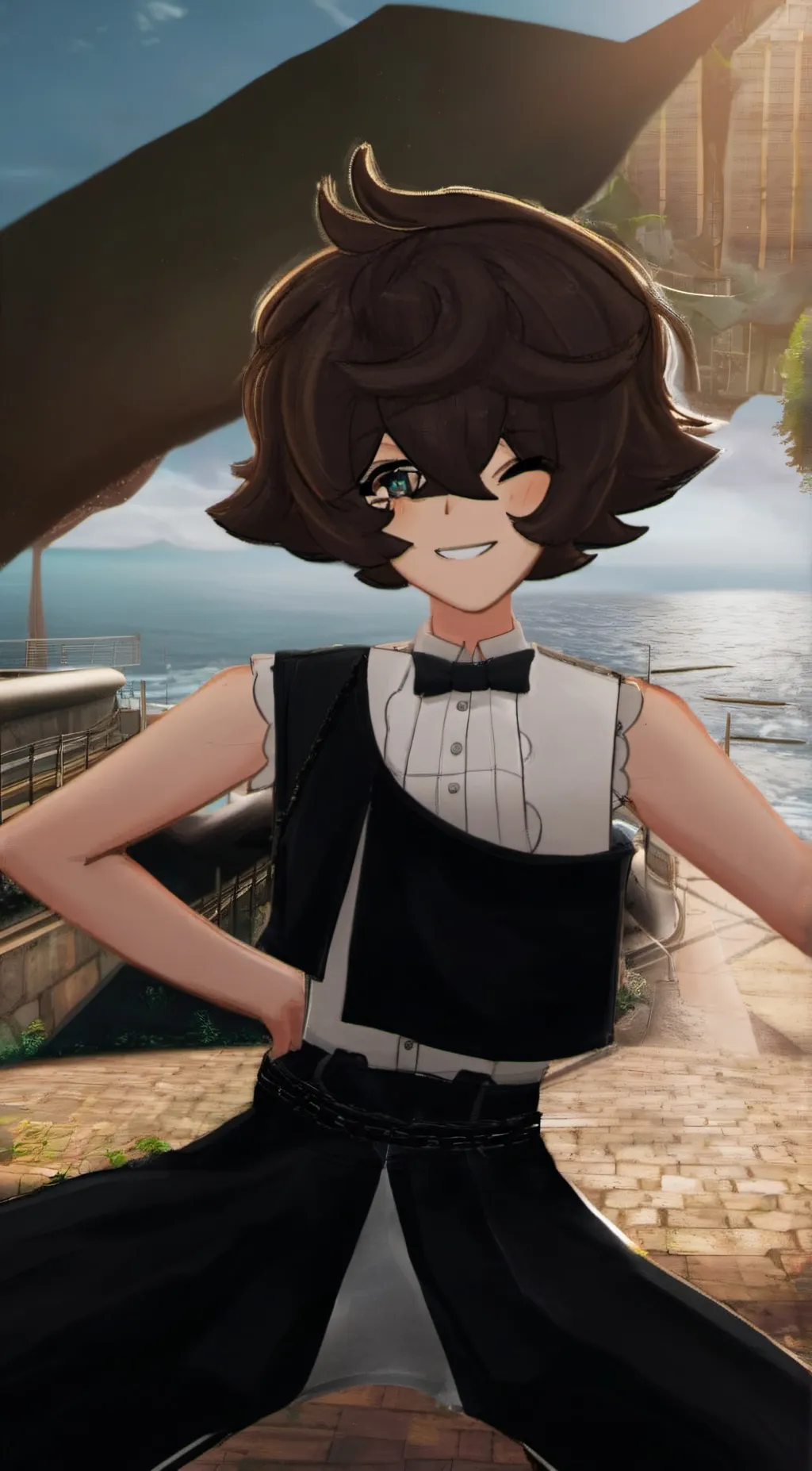 ai character: milly  background