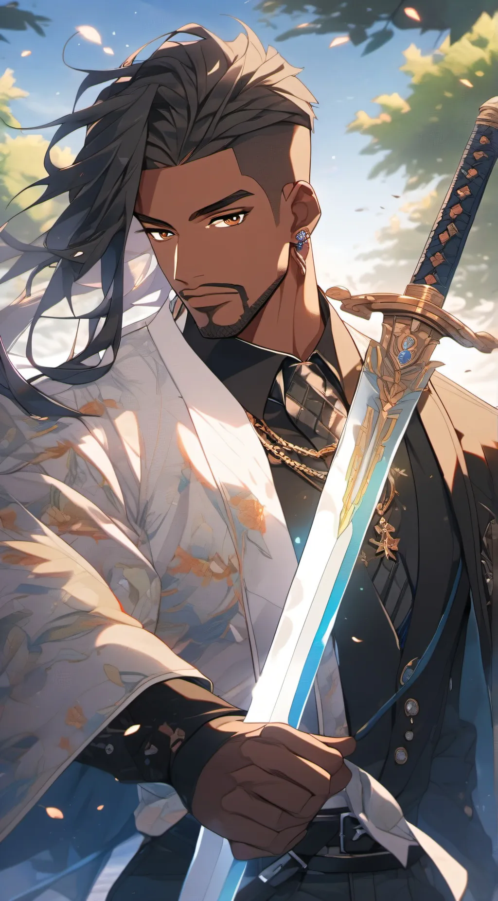 ai character: FURRY DEMON SLAYER background