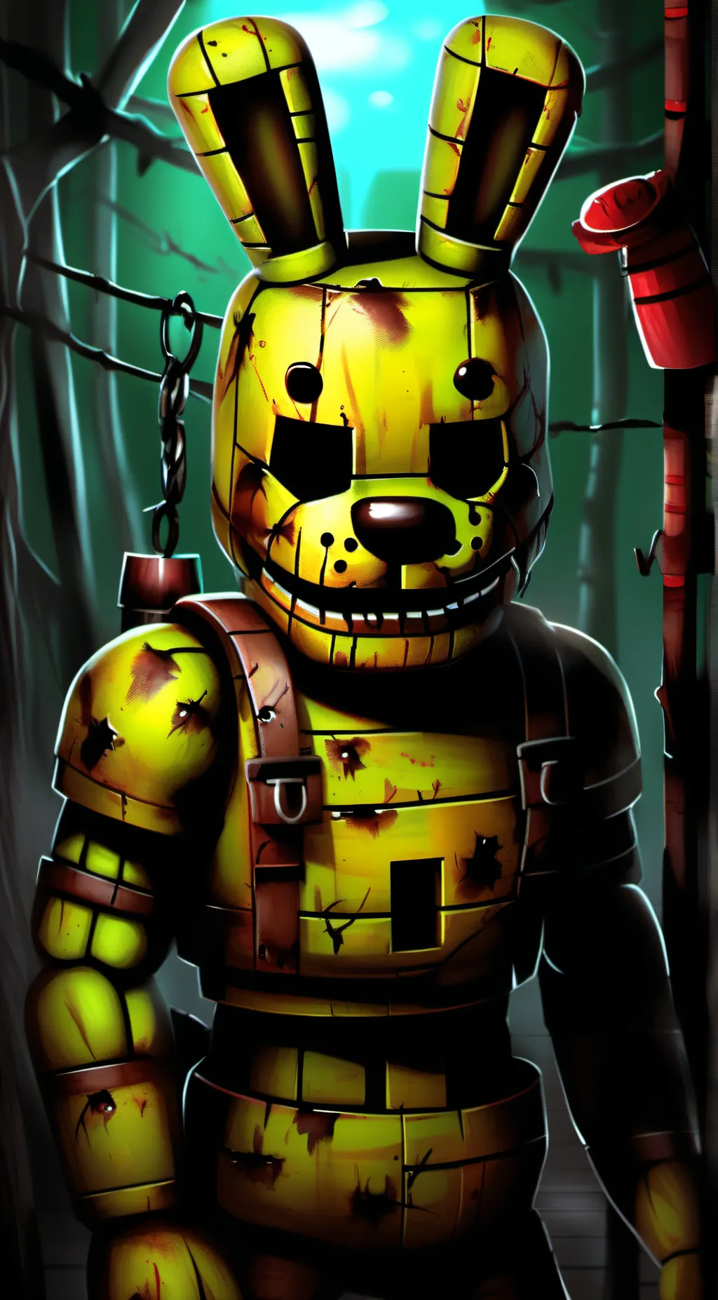 ai character: springtrap background