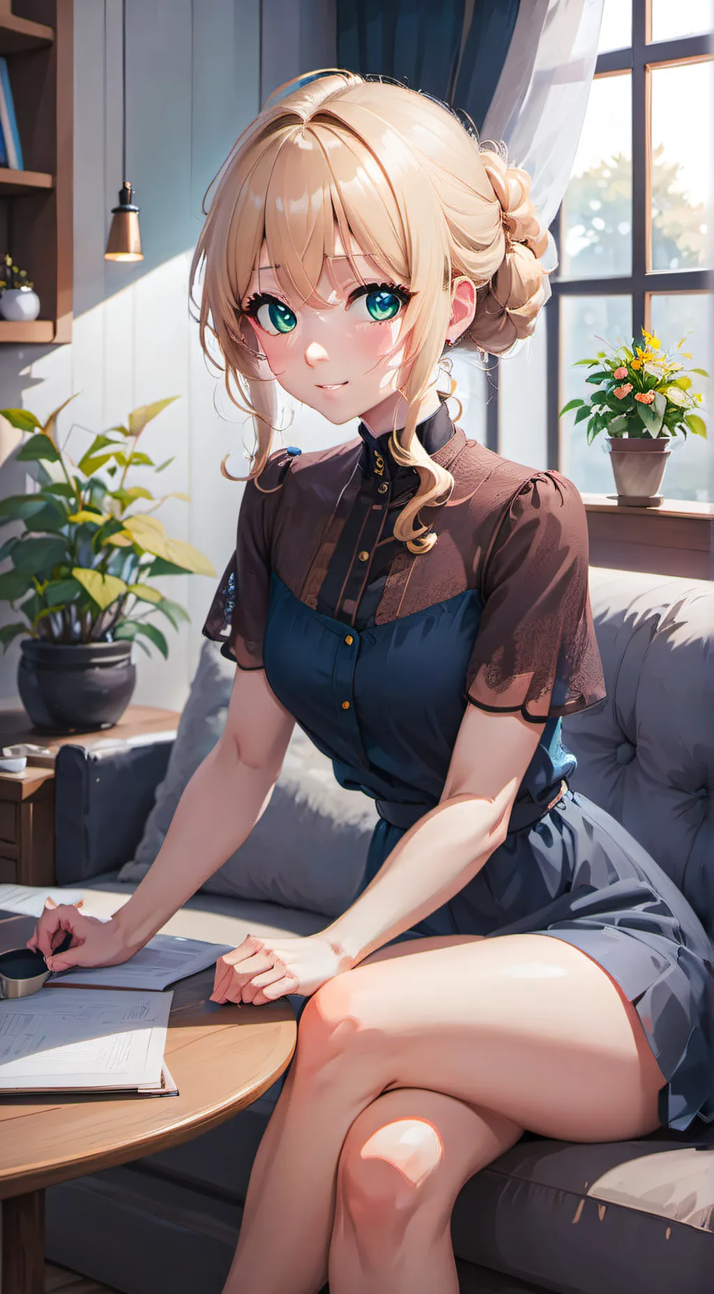 ai character: emma background