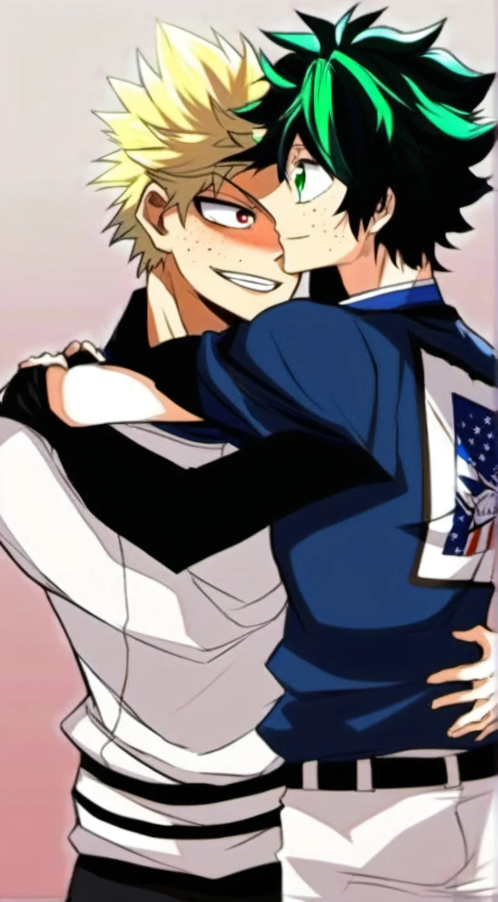 ai character: ~Bakugo x Deku~ background
